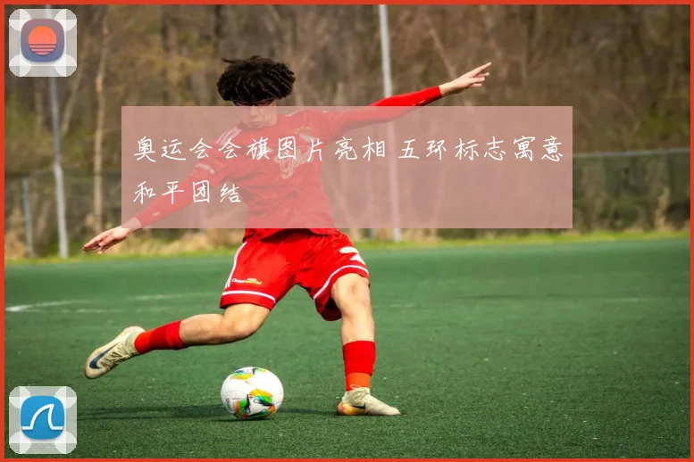 奥运会会旗图片亮相 五环标志寓意和平团结