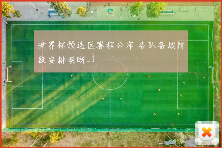 世界杯预选区赛程公布 各队备战阶段安排明晰_1